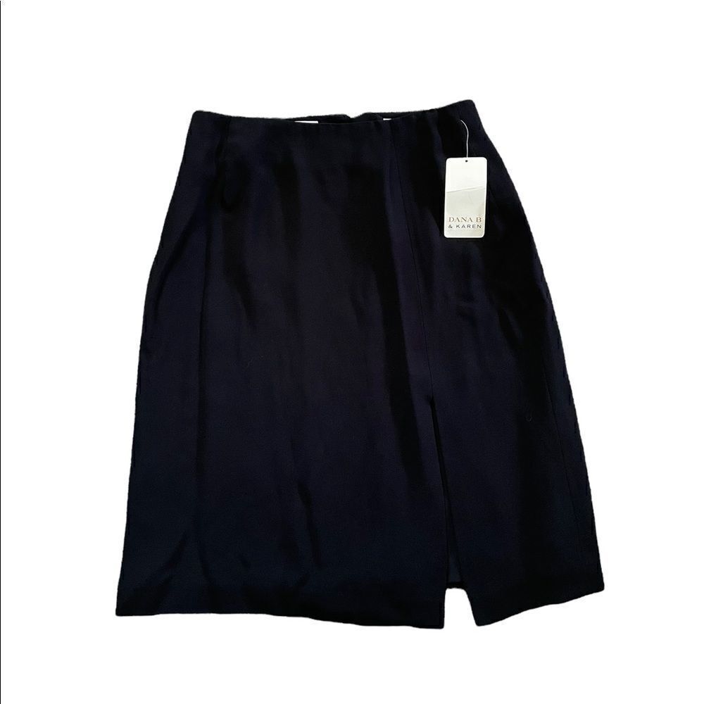 NWT DANA B & KAREN Black Vintage Flair Skirt Size 6